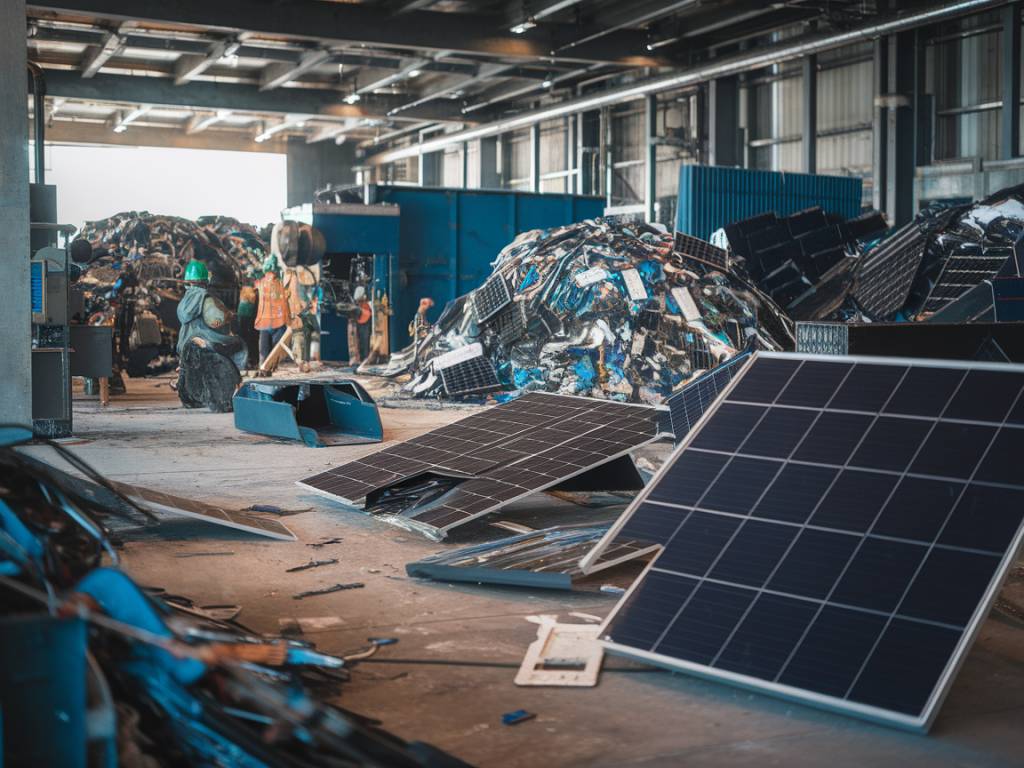 "Les défis du recyclage des panneaux solaires : solutions pour une économie circulaire"